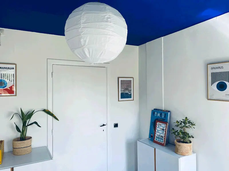 Élodie's blue ceiling