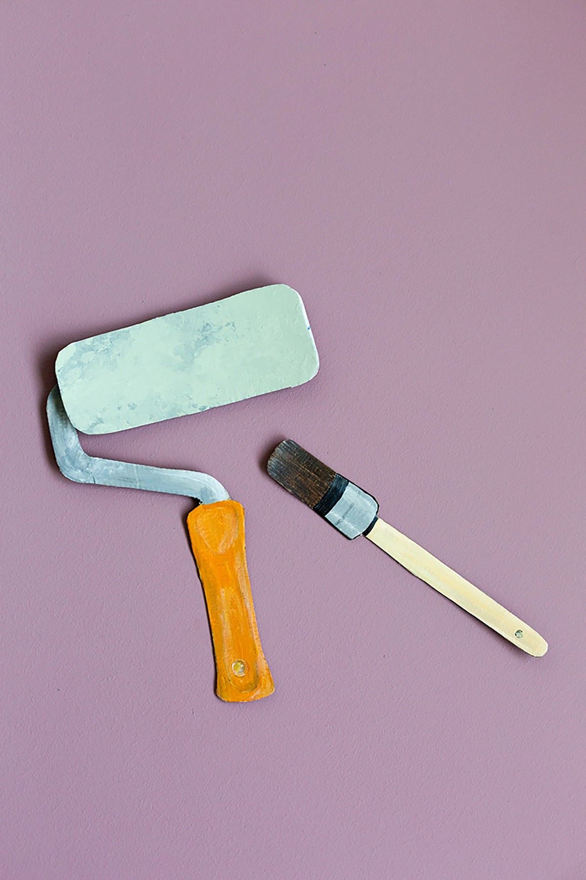 Peintagone Pink & Purple paint family – colour palettes with greens and neutrals