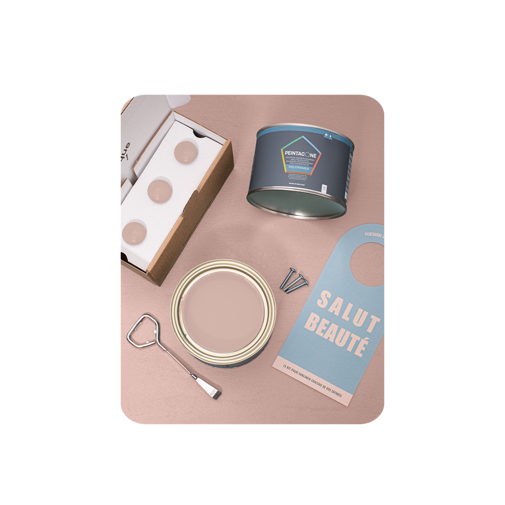 Coffret boutons Old Rose (PE128) - Peintagone x Hello Jacques