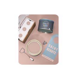 [PEHJB - PE128] Old Rose-knobs box (PE128) - Peintagone x Hello Jacques