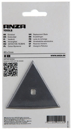 Replacement blade for triangular scraper - Anza