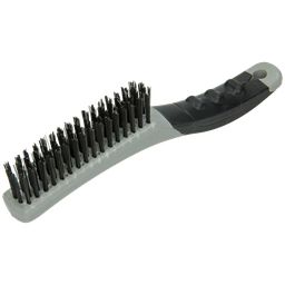 [1002831] Wire brush Softgrip (4 rows) - Anza